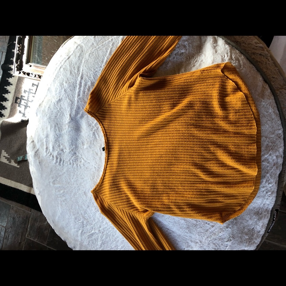 Derek Heart Mustard Sweater